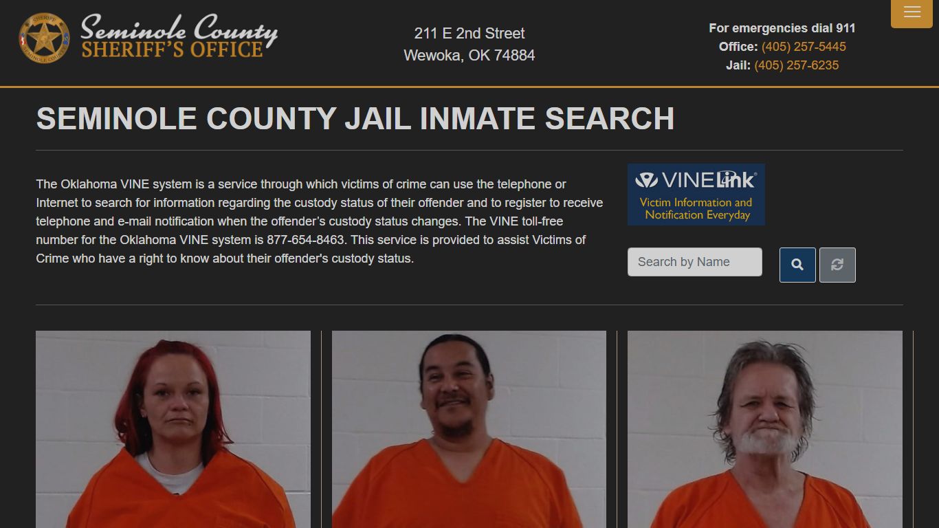 Inmate Search - Seminole County Sheriff's Office